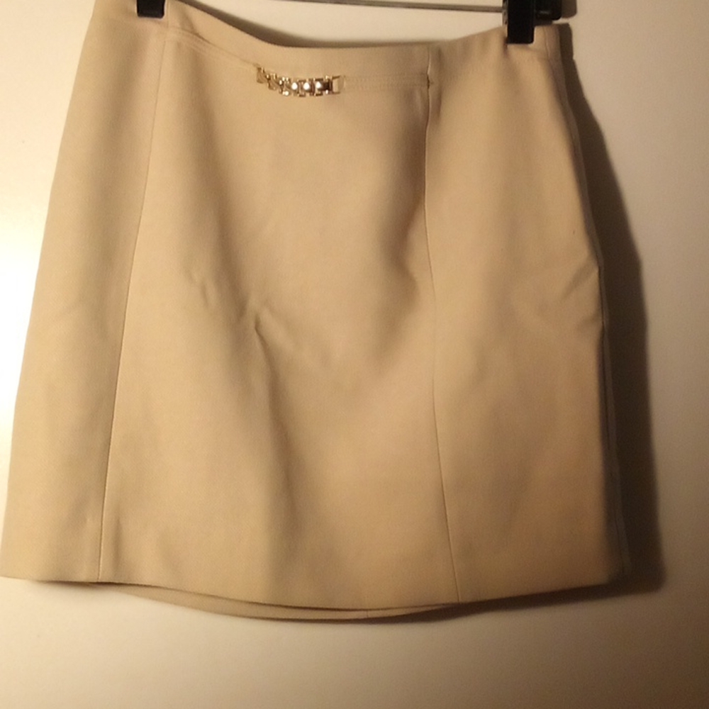 H&M nude Mini Pencil Skirt